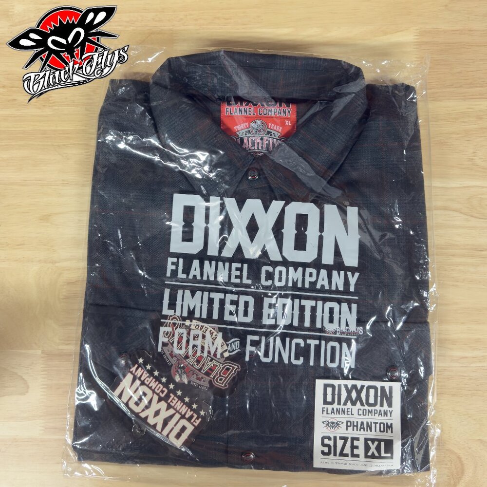 The Phantom Black Flys x Dixxon Men's Flannel Collab